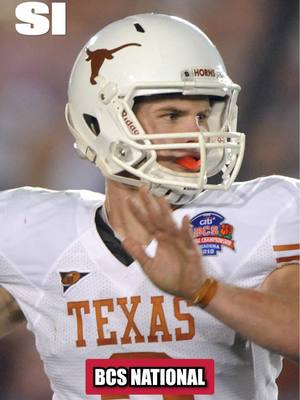 After Colt McCoy went down, Garrett Gilbert tookover in the BCS national championship game as a true freshman 😳 #football #cfb #CollegeFootball 