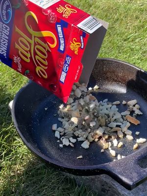 Just us, the bog, and some Stove Top x Craisins ®