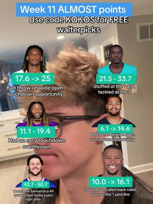 These players almost had way better games #walterpicks #fantasyfootballadvice2025 #fantasyfootball #fantasyfootballtips 
