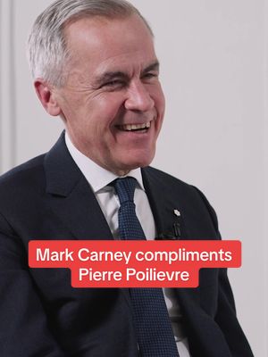 Mark Carney compliments Pierre Poilievre: "His hair is impeccable. He’s a hard worker. He loves his family," he says. Read or watch our full interview with Carney, recorded on October 16, at the link in bio. #markcarney #carney #pierrepoilievre #poilievre #cdnpoli #canada #toronto #torontonews #torontolife #houseofcommons