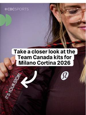 Features that make the Milano Cortina 2026 @Team Canada kits unique 👀🇨🇦 #olympics #fitcheck #canada 