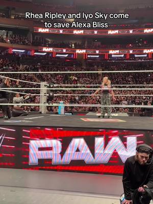 Rhea Ripley and Iyo Sky come to save Alexa Bliss #WWE 