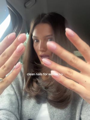 the most perfect neutral shade! @nailsbylizb ily #neutralnails #nailtransition #nailinspo #winternails #fyp 
