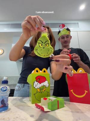 THE GRINCH HAS ARRIVED👀👀👀 (as part of The Grinch Happy Meal - and we’re here for it!) 12 keepsakes to collect, 1 with every Happy Meal 😮‍💨 We can’t wait to see what you guys get!!!!! @McDonald’s Australia #ad #MaccasPartner