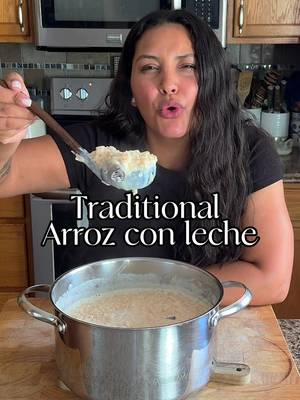 Helllllla good ⬇️ What you’ll need: - 2 cups of rice  - 4.5 cups of water  - 2 Mexican cinnamon sticks  - 1 can condensed milk  - 1 can evaporated milk  - 6.5 cups of milk  Note: sometimes the milk get super absorbed and you’ll find no more liquid, if this happens simply add more milk and mix while warming up. Also adjust sweetness.  #arrozconleche #largefamilymeals #easymexicanrecipes #holidayinspo #holidaydesserts   