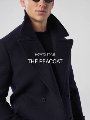 This season’s peacoat — reimagined. Slightly shorter, a touch boxier, and endlessly versatile. Our Style Director Marc shows you how to style it in sand, navy, and dark brown.