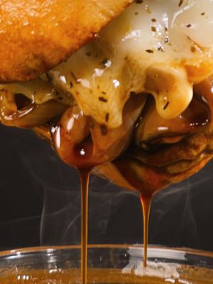 The French Dip sub is back🔥 Piled high with roast beef, caramelized onions, and melty cheese on a toasted garlic roll designed to be dipped in a warm, savory, au jus.🤤Available for a limited time only.