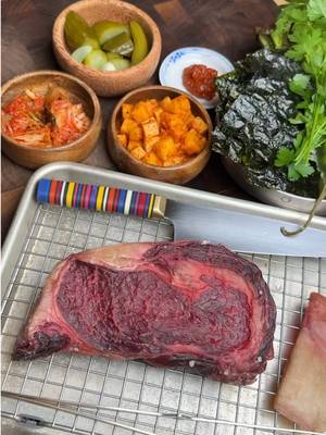 This was the best thing I could have done for myself. A full spread with endless variations. It’s interactive and you get to really engage with your food. I highly recommend you salt cure your steak in the fridge for a couple days for a supreme beef flavor. It makes all the difference. Kbbq at home…very fun and smoke alarm did not go off! I love you ❤️