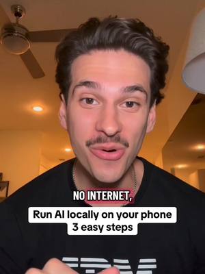 Offline AI on your phone in 3 easy steps.  No cloud. No WiFi. Just Granite Nano.  #ai #techtok #TechTips 
