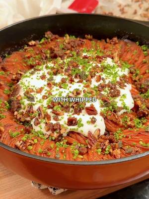 Bourbon Scalloped Sweet potatoes | Recipe link in bio #food #thanksgiving #Recipe 