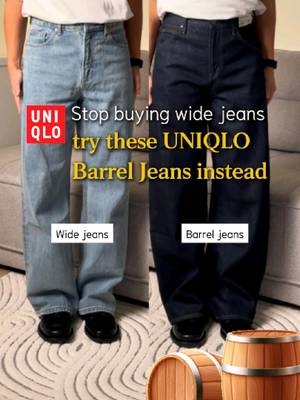 Ditch the wide jeans. This is the UPGRADE. Try the @UNIQLO Canada barrel jeans instead! Make your every outfit instantly polished. 😎💥 Sizing details in inches: Sizing details in inches: 22 inch: Waist 26 ½ | Hip Width 36 ½ | Inseam 31 23 inch:  Waist 27 ½ | Hip Width 37 ½ | Inseam 31 24 inch:  Waist 28 ½ | Hip Width 38 ½ | Inseam 31 25 inch:  Waist 29 ½ | Hip Width 39 ¼ | Inseam 31 26 inch:  Waist 30 ½ | Hip Width 40 ¼ | Inseam 31 27 inch:  Waist 31 ½ | Hip Width 41 ¼ | Inseam 31 28 inch:  Waist 32 ½ | Hip Width 42 | Inseam 31 29 inch:  Waist 33 ½ | Hip Width 43 | Inseam 31 30 inch:  Waist 34 ½ | Hip Width 43 ¾ | Inseam 31 32 inch:  Waist 36 ½ | Hip Width 45 ½ | Inseam 31 33 inch:  Waist 38 ½ | Hip Width 47 ¼ | Inseam 31 #uniqlo #denimpants #mensweardaily #barreljeans #mensstyle 