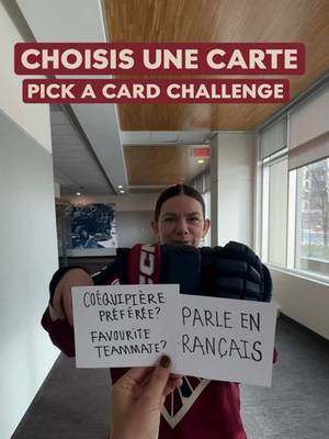 Un petit aperçu de notre nouvelle sirène de but 🤭 Exclusive sneak peek of our new goal horn #pickacard #pwhl 