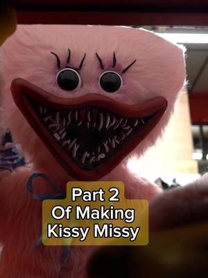 Part 2 of making Kissy Missy! - full video is out now on my YouTube! #poppyplaytime #kissymissy 