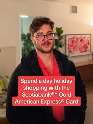 Getting ready for the holidays? Whether you’re shopping for gifts or getting into the spirit of the season, the Scotiabank®* Gold American Express® Card rewards you each step of the way. 