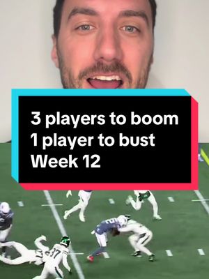 Players to BOOM and BUST in week 12 #fantasyfootball #fantasyfootballtips #fantasyfootballadvice #nflfantasy #raiderswalterpicks 
