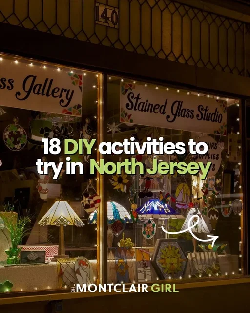 We’ve compiled a list of 18 DIY spots around the Montclair area for crafty activities. There’s everything you could think of: a yarn shop, stained glass studio, craft clubs, candle-making, cooking.  Get the guide at TheMontclairGirl.com.  #themontclairgirl #montclair #njdiystudios #nj #montclairnj 