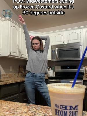 Love at first sight.💙#Culvers #PumpkinConcreteMixer #Midwestern