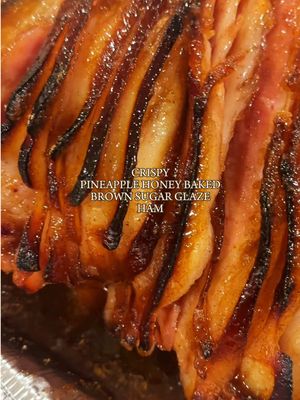 Crispy Pineapple Honey Glazed Ham 🍽️🍂 Recipe from @Erika Ervin #honeyglazedham #ham #thanksgiving #thanksgivingrecipes #fyp 
