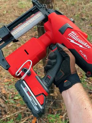 6x Faster Application Speed. M18 FUEL™ Utility Fencing Stapler. Video Credit: @mrsubaru1387 #MilwaukeeTool #NothingButHeavyDuty #Nailer