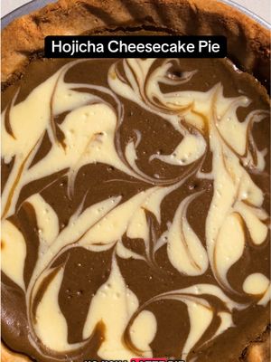 🙂‍↕️🙂‍↕️🙂‍↕️The Hojicha Cheesecake Pie recipe is on NYT Cooking! #pie #thanksgiving #dessert #Friendsgiving #hojicha 