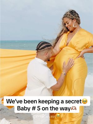 the secret is out🥹🫶🏽 What an honor it is that God would let me be the first place my babies ever called home.💛 God’s faithfulness is beyond any words I can form, but Lord, we thank you!😭 @Cru Alxndr  ___ thank you sooo much to @My Flying Dress Cancun for capturing the most beautiful family memories for us🥹🫶🏽 #pregnancyannouncement #babyreveal #pregnancyreveal 