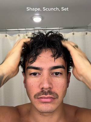 FULL ROUTINE 🙌🏽 What you wanna know next? Moisturizer and Curl Cream from @BASED  #hairstyle #wavyhair #mensroutine #skincare #transformation