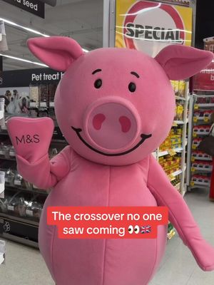 The crossover no one saw coming 👀🇬🇧 @M&S Food #MarksAndSpencer #Coles #PercyPig