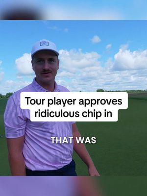 Pulled off a shot the only way you can hit it. Followed it up by a vokey celly