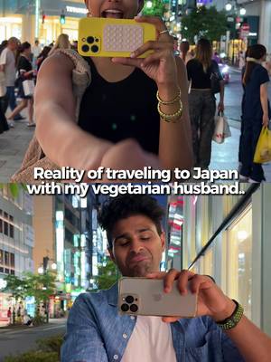 So for our entire 10 day trip to Japan, I made it a point to find spots that had options for both of us, vegetarian for my husband and everything else for me, because sharing meals is honestly one of our biggest love languages. Traveling as a couple where one of us is vegetarian and the other isn’t is a whole new challenge, especially in a country known for its seafood, but we made it work and had so much fun along the way. That being said, I still decided to go on a little solo date in Tokyo to have an omakase experience because hello, I love seafood, and there was no way I was giving that up. It felt a bit weird dining alone in such a foodie centric city, but I truly enjoyed the experience. At the end of the day, what I love most is that we as a couple adore going out to eat together. So even in a country where we had to get creative with our meals, we still made it fun, memorable, and full of love for good food❤️ #japanfood #japanvegetarianfood #japantravel #vegetarianfood #tokyovegetarian 