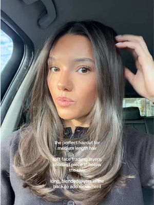 still not over this haircut #haircutinspo #faceframinglayers #mediumlengthhair #layeredhaircut #hairtok