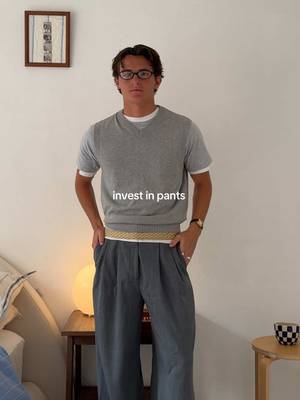 pleated pants                                         #fashion #fashiontiktok #fitcheck #OOTD #chic 