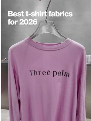 Fashion is having a big shift when it comes to t-shirt fabrics, the heavyweights are out and the natural lightweight fabrics are in. Brands like Enfants Riches Deprimes and Acne Studios have been leading the way with their styles going viral over the past 12-18 months.