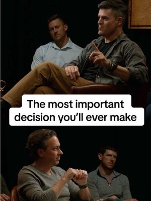 The most important decision you’ll ever make… @Dr. John Delony 