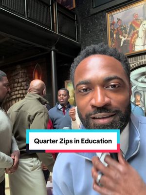 The youngins done started something we can get behind. Ha. We put the suits to the side for a day to stand with the QZ movement 🫡 // #quarterzip #matcha #viral #fyp @Jason Gyamfi 