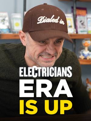 The one thing that’s constant is there’s always change and sometimes the change takes you back to a day from years back .. the world we live in today is leading to an electrician movement that is more reminiscent to the past like in the 1920’s and then again in the 1960’s… go figure ;). Ai 🤖 will impact many jobs and many will be positively effected - so if you have a teenager and they like working with their hands - share this with them #garyvee #eletrician #ai
