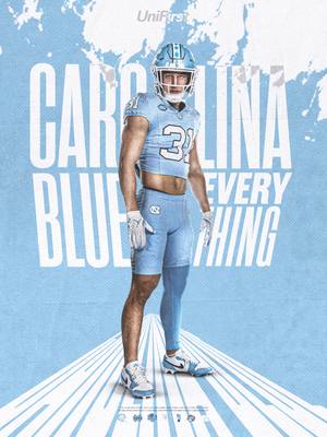 Carolina Blue everything this weekend.  💠💠💠#carolinafootball #carolina #goheels #uncfootball #tarheels #CollegeFootball #uniformreveal 