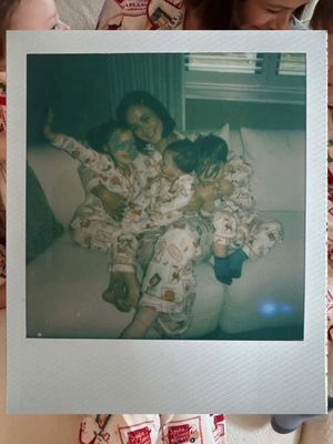 A D ⭐️ Capturing our first Christmas as a family of five on our @Polaroid Now camera 📸 What a magical way to document such a special time in our lives 🥹✨ #imperfectHolidays #polaroid #BestOfLifeIsAnalog #polaroidpartner 