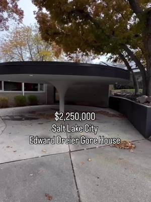 Is Salt Lake City the new MCM capital of the world? Here’s another one by the same architect we saw earlier known as “Edward Dreier Gore House”  that was fully restored in 2025. Currently listed for only $2,250,000 🎥: @Liz Elias  $2,250,000 | Salt Lake City, UT 4 bd, 3 ba | 4,038 sq ft Currently listed via Salt Lake Modern #foryou #midcenturymodern #saltlakecity 