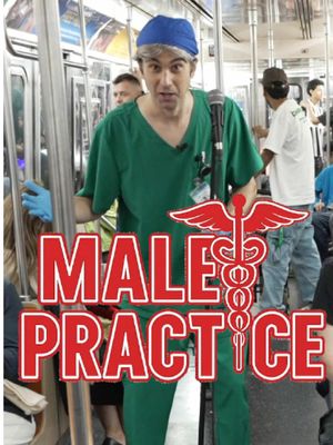 A doctor does stand up on the subway in NYC. #fyp #doctor #comedian