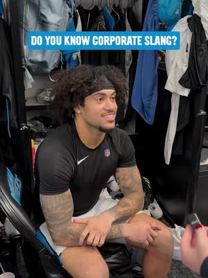 We had to introduce our players to some corporate lingo #carolina #panthers #corporate #slang 