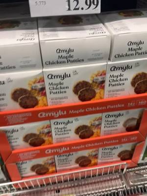 Always keep an eye out for our Maple Chicken Patties at Costco 👀 @goldenframexo