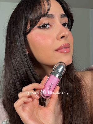 hydra lipgloss ‘05 pearly pink’ @KIKO Milano 💗✨ #kikogloss #glittergloss #pinkgloss #kikomilano 