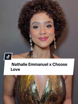 N A T H A L I E  E M M A N U E L  for @Choose Love today.  Hair by me  Makeup @Min  #dionnesmith #nathalieemmanuel #chooselove #glam #hair   