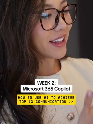 Aren’t these use cases super cool?! Week 2 of my 30-day challenge with @Microsoft 365 - using AI to bring top 1% structure, clarity, and elegance to my communication :) I *love* how Copilot is integrated into all M365 apps (e.g., Word, PPT, Excel, Outlook, and more)  Microsoft 365 Copilot has Work IQ, which means it understands my work context and gives more *context-aware* responses than other AI tools I can pull data from emails, decks, spreadsheets, and more - very easily! For example, building the best presentation scripts using info from my emails, reports, and meeting transcripts — then asking Copilot to ensure my points are sharp & structured Follow for week 3 where we explore more use cases you can adopt in your daily habits too! #Microsoft365Partner #Microsoft365Copilot #Tech #AI #ad 