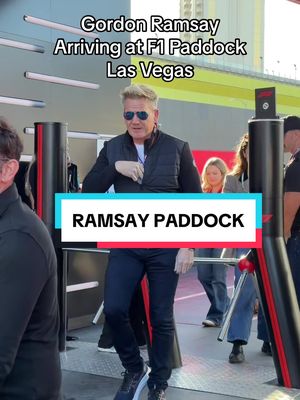 Chef Ramsay spotted at the Paddock @Gordon Ramsay @F1 Las Vegas @Formula 1 #lasvegasgp 