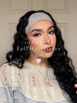 Quick, easy & cute 🧸🍂 Follow for more & share with a bestie 🫶🏼🫶🏼  . #hairstyles #hairtutorial #easyhairstyles #fallhair #beauty 