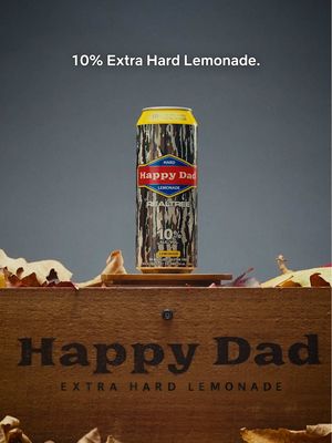 New Happy Dad x Realtree Extra Hard 10% Lemonade is now available! Call your stores and tell them to stock up! 