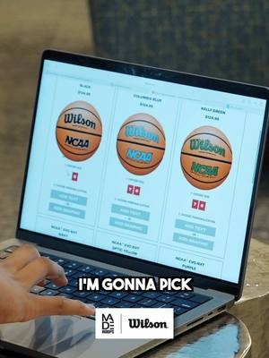 Go BTS of our Wilson Basketball Custom Builder, and check out Wilson.com to customize your very own Wilson Basketball this holiday season! 🏀 - - #WilsonBasketball #BondedByBall #BasketballTikTok #FYP 