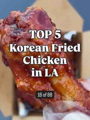 Top 5 Korean Fried Chicken in LA!