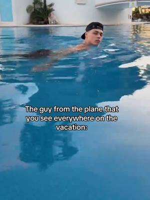And then you see him on the flight back 😭                                                                                           #relatable #thatoneguy #vacation #travelling #funny 